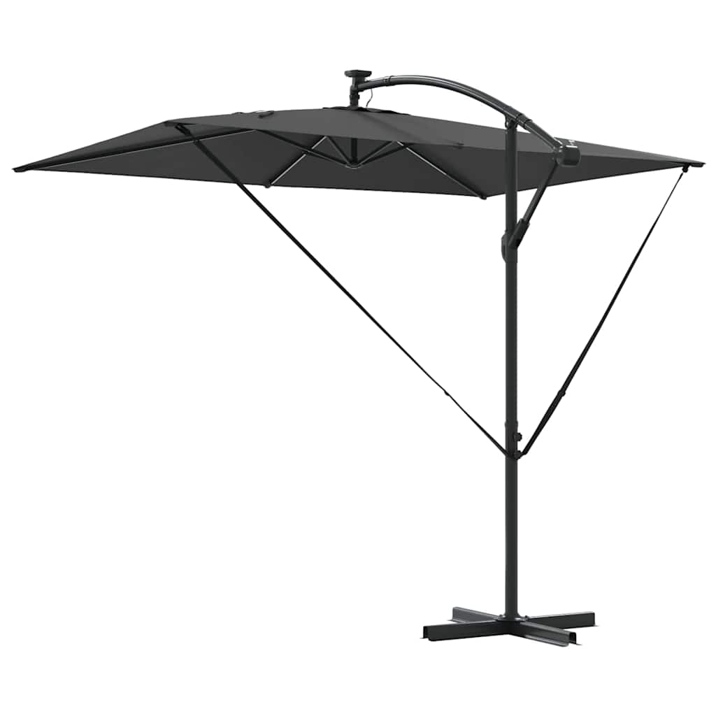 Parasol 294 x 200 x 270 cm Polyester og Aluminium Antracit