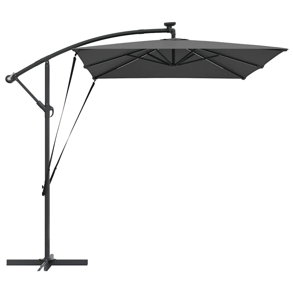 Parasol 294 x 200 x 270 cm Polyester og Aluminium Antracit