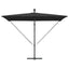 Parasol 294 x 200 x 270 cm Polyester og Aluminium Sort