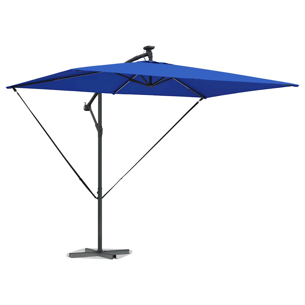 Parasol 294 x 200 x 270 cm Polyester og Aluminium Azurblå