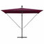 Parasol Bordeaux Rød 294 x 200 x 270 cm Polyester og Aluminium