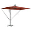 Parasol Terrakotta 294 x 200 x 270 cm Polyester og Aluminium