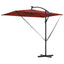 Parasol Terrakotta 294 x 200 x 270 cm Polyester og Aluminium
