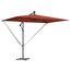 Parasol Terrakotta 294 x 200 x 270 cm Polyester og Aluminium