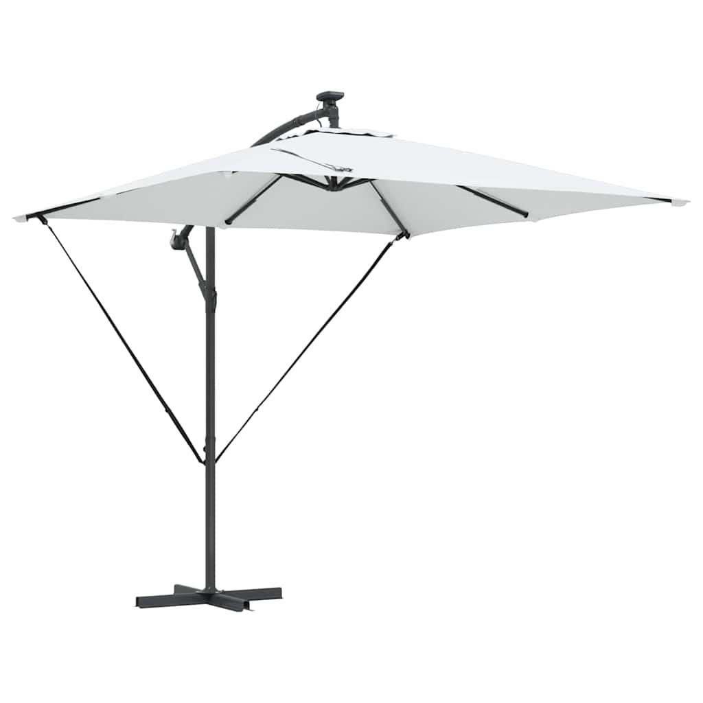 Parasol Sandfarvet 249 x 249 x 250 cm Polyester og Aluminium