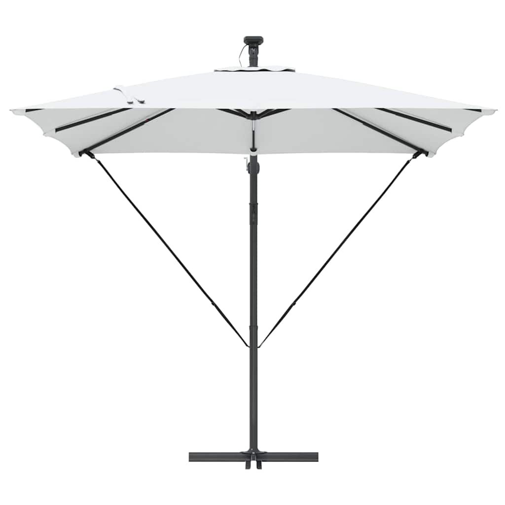 Parasol Sandfarvet 249 x 249 x 250 cm Polyester og Aluminium