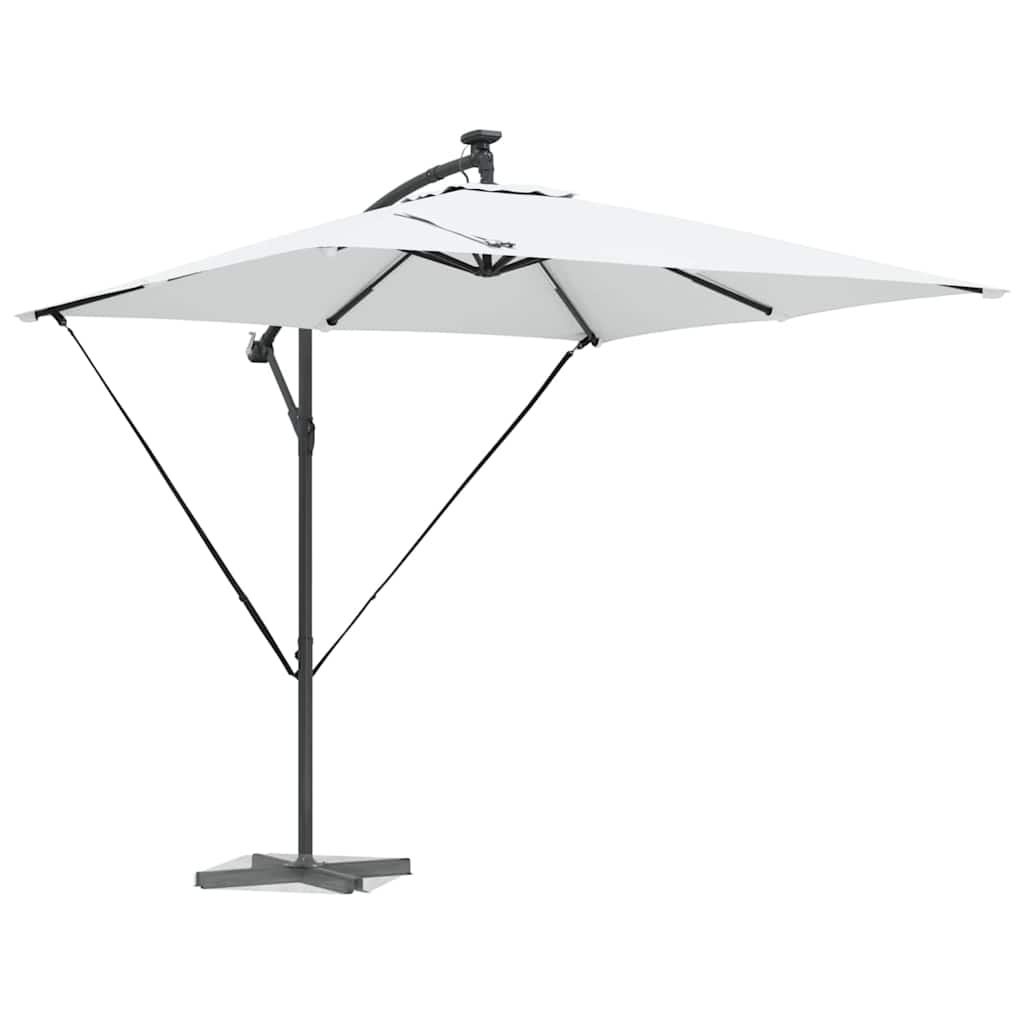 Parasol Sandfarvet 249 x 249 x 250 cm Polyester og Aluminium