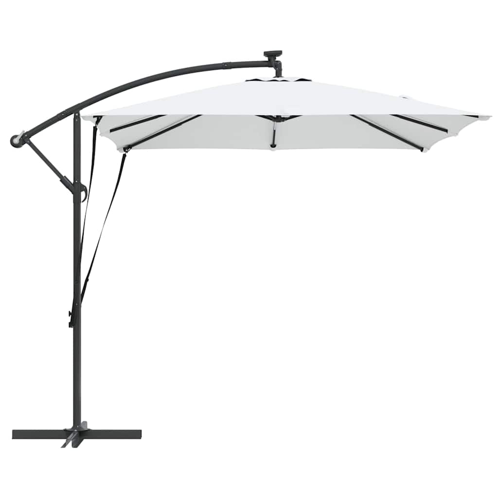Parasol Sandfarvet 249 x 249 x 250 cm Polyester og Aluminium