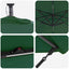 Parasol Grøn 249 x 249 x 250 cm Polyester og Aluminium