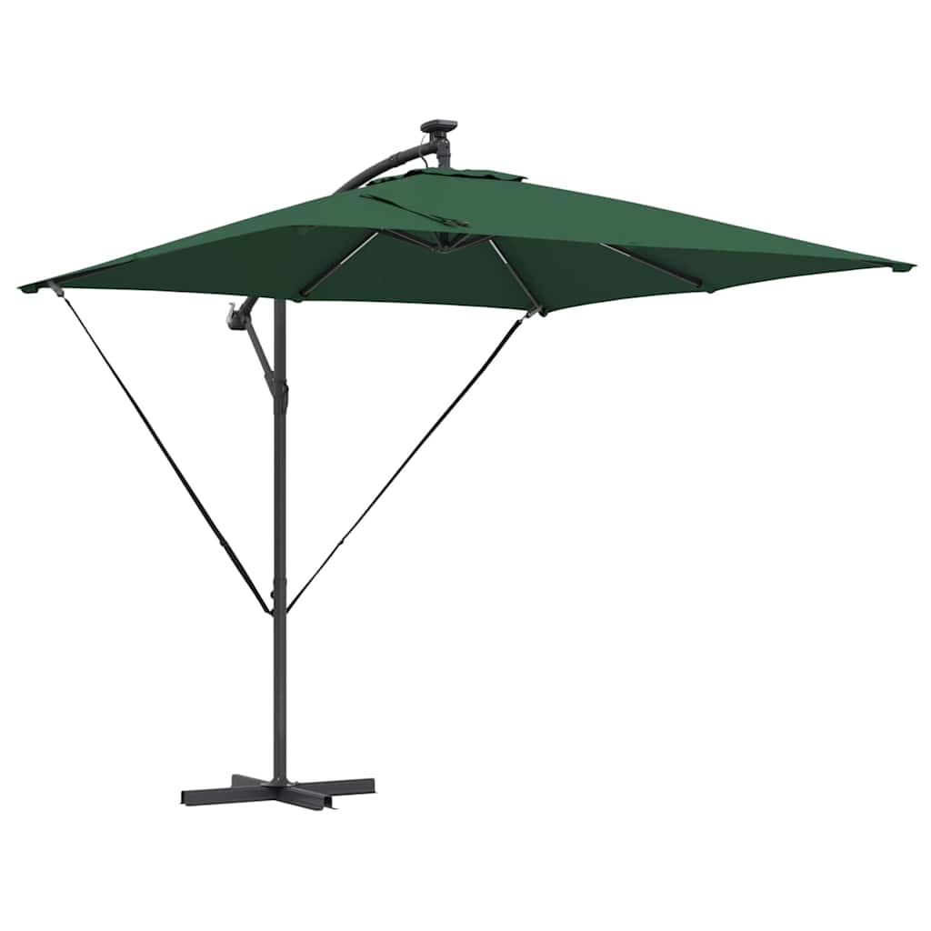 Parasol Grøn 249 x 249 x 250 cm Polyester og Aluminium
