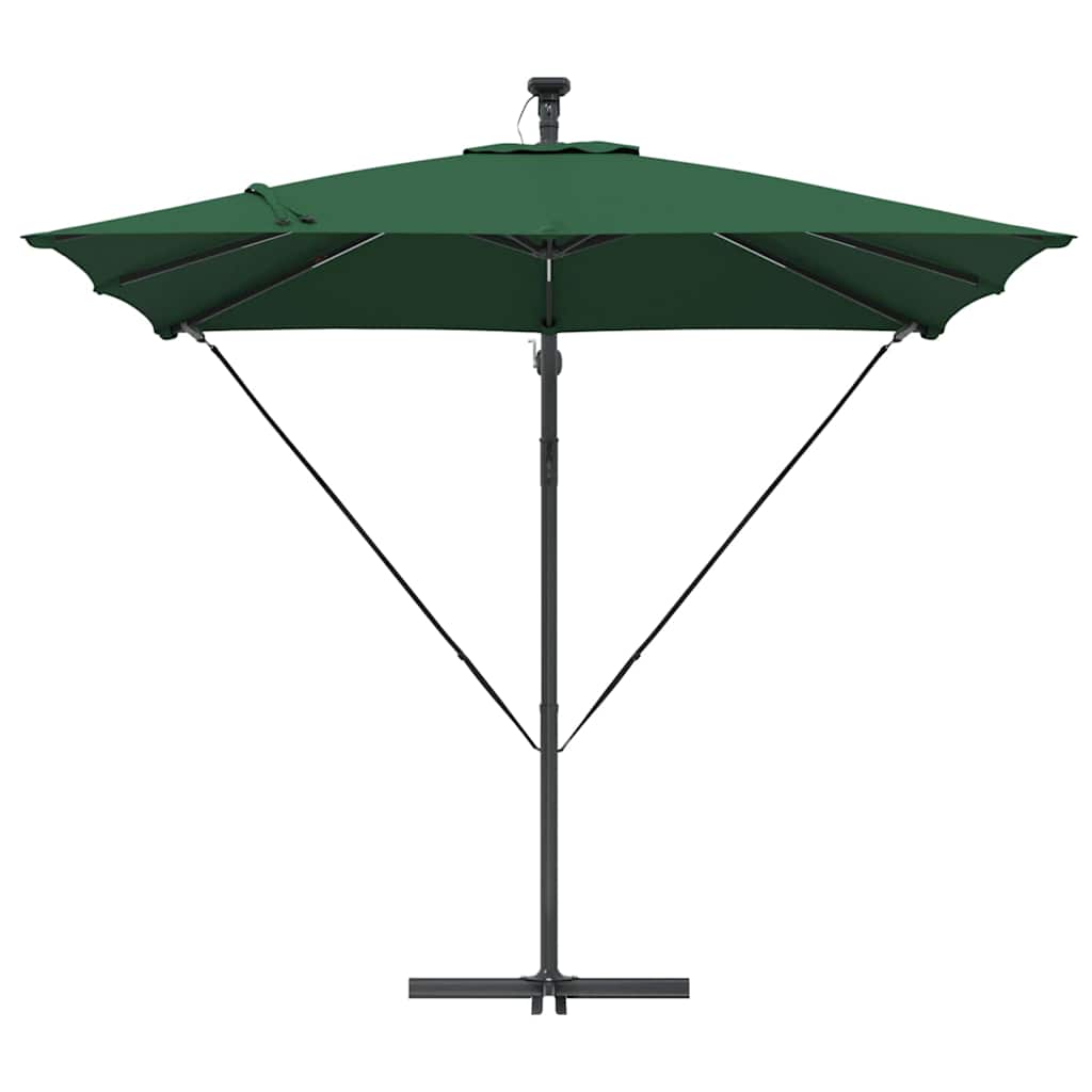 Parasol Grøn 249 x 249 x 250 cm Polyester og Aluminium