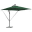 Parasol Grøn 249 x 249 x 250 cm Polyester og Aluminium