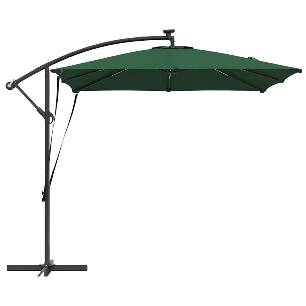 Parasol Grøn 249 x 249 x 250 cm Polyester og Aluminium