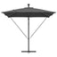 Parasol Antracit 249 x 249 x 250 cm Polyester og Aluminium