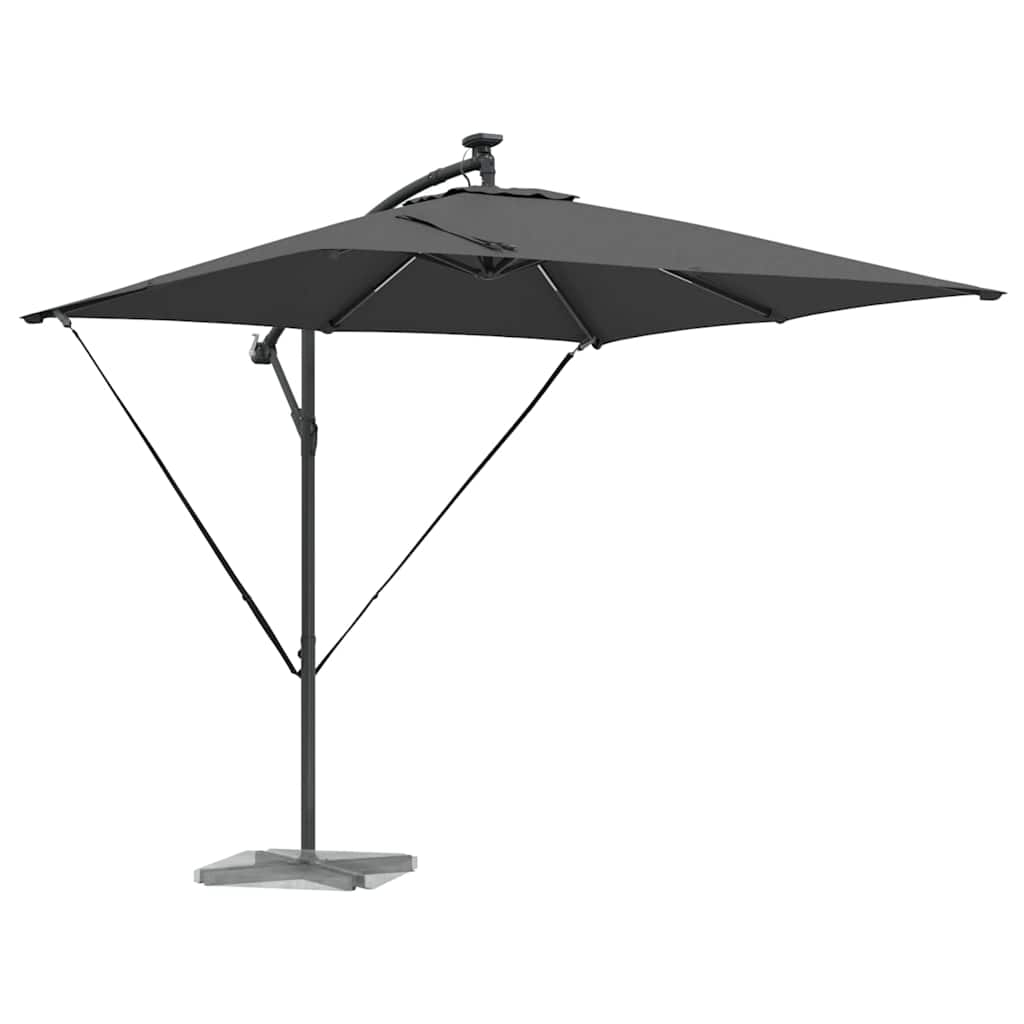 Parasol Antracit 249 x 249 x 250 cm Polyester og Aluminium
