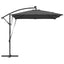 Parasol Antracit 249 x 249 x 250 cm Polyester og Aluminium