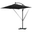 Parasol Sort 249 x 249 x 250 cm Polyester og Aluminium