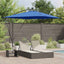 Parasol 249 x 249 x 250 cm Polyester og Aluminium Azurblå