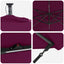 Parasol Bordeaux Rød 249 x 249 x 250 cm Polyester og Aluminium