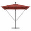 Parasol Terrakotta 249 x 249 x 250 cm Polyester og Aluminium