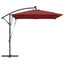 Parasol Terrakotta 249 x 249 x 250 cm Polyester og Aluminium