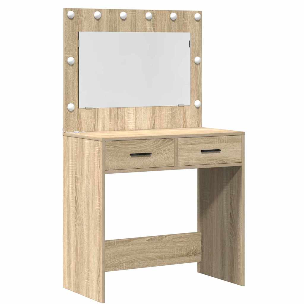 Klædeskab med skuffe Brun 78.5 x 41 x 135 cm Konstrueret træ