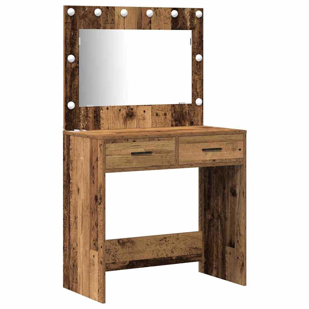 Klædeskab med hylde 3 pcs Brun 40 x 41 x 135 cm Konstrueret træ