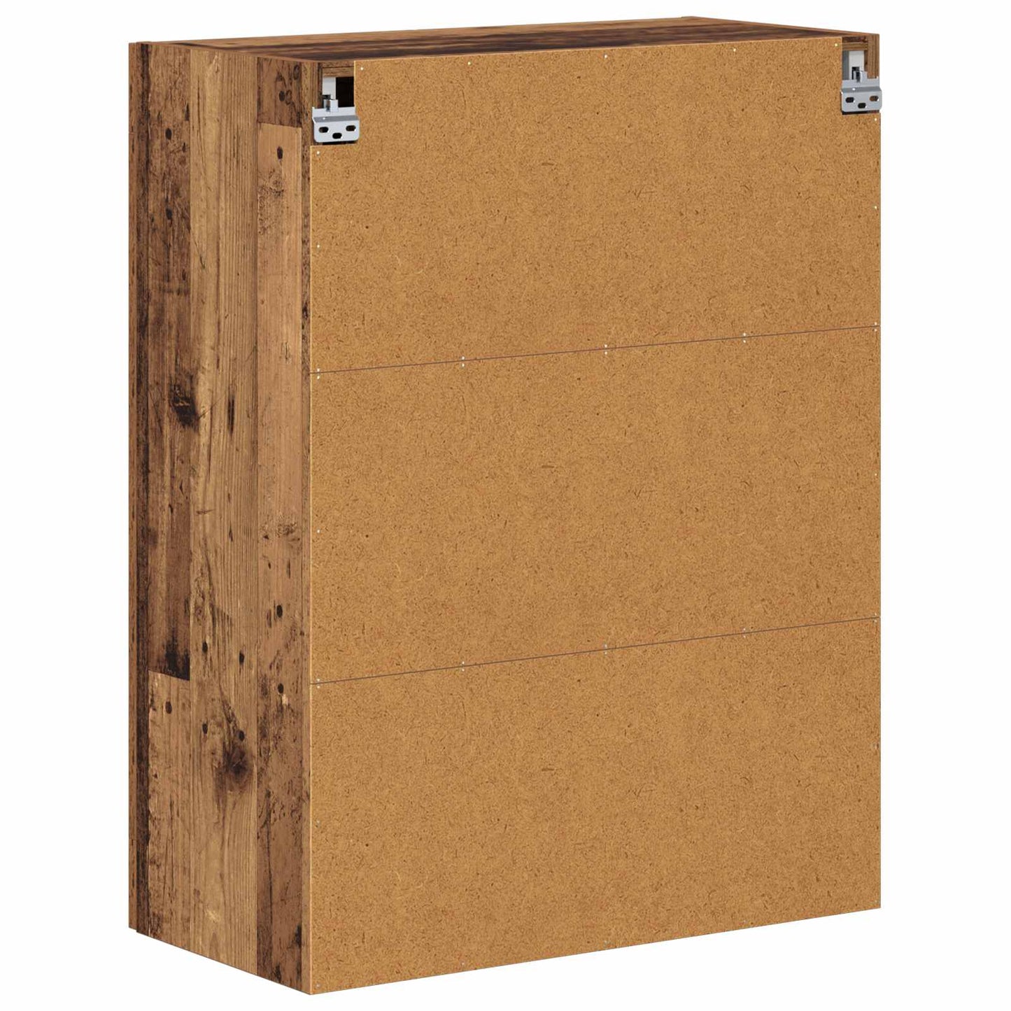 Væggeskabe 2 stk. Gammelt træ 69,5 x 34 x 90 cm Konstrueret træ
