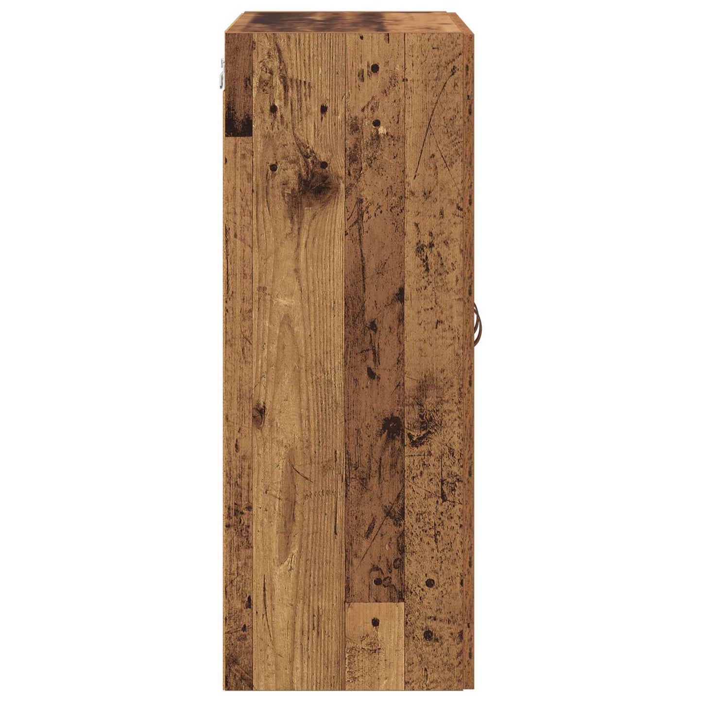 Væggeskabe 2 stk. Gammelt træ 69,5 x 34 x 90 cm Konstrueret træ