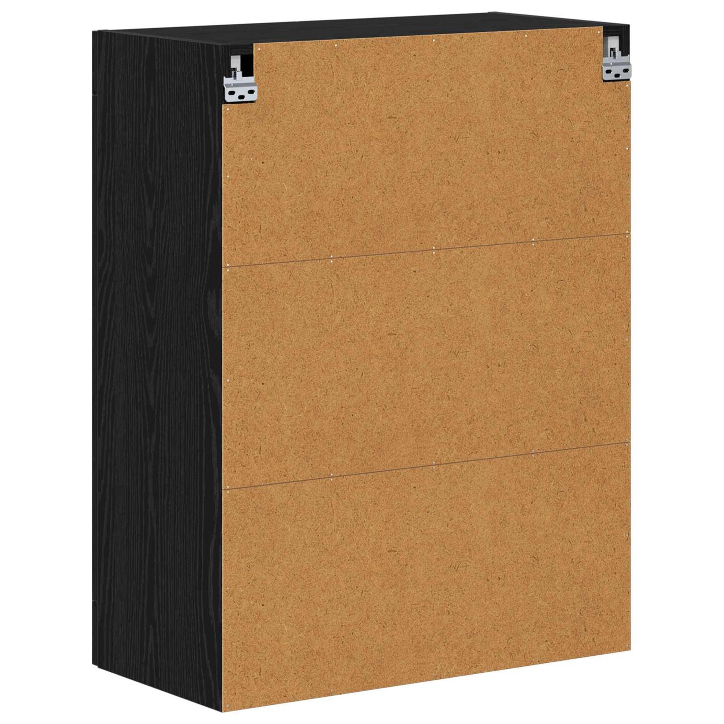 Væggeskabe 2 stk. Sort eg 69,5 x 34 x 90 cm Konstrueret træ