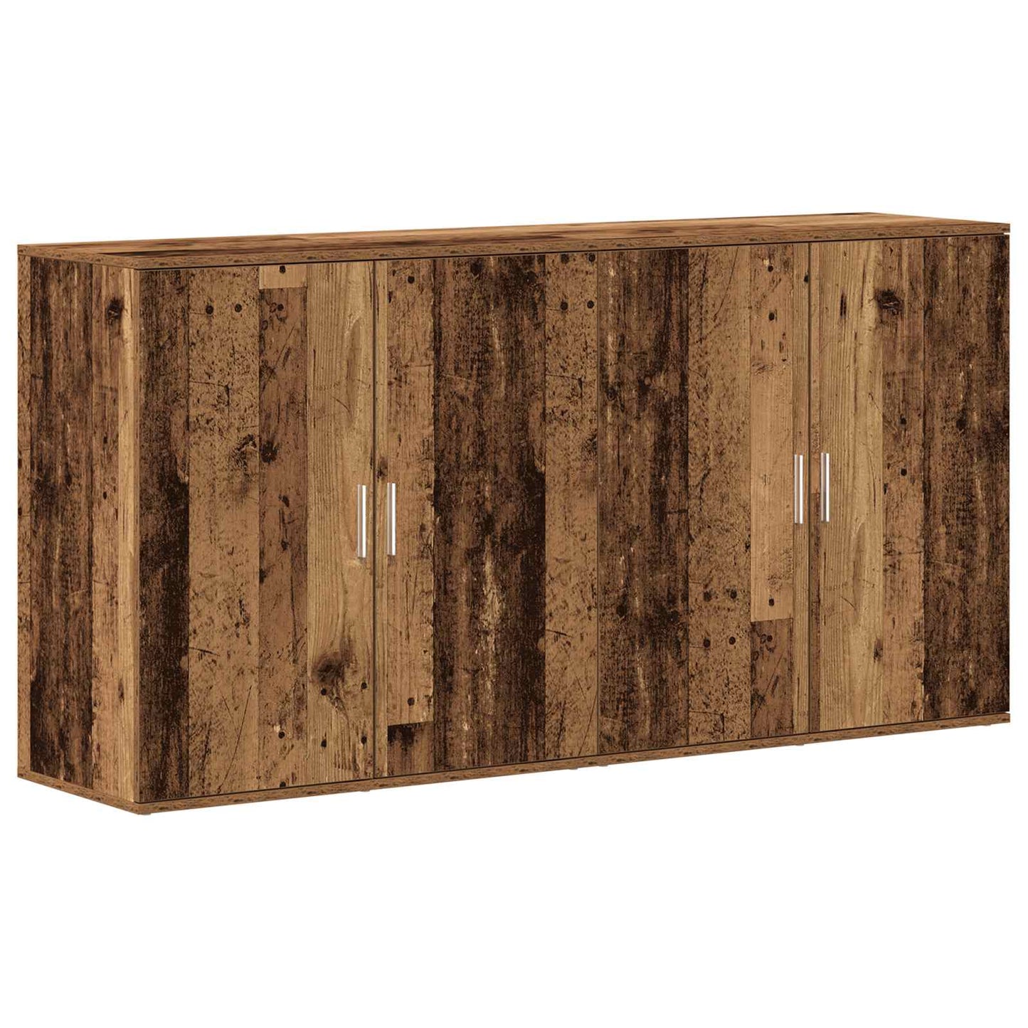 Sideboard 2 stk. Gammelt træ 79 x 38 x 80 cm Konstrueret træ