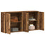 Sideboard 2 stk. Gammelt træ 79 x 38 x 80 cm Konstrueret træ