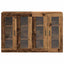Væggeskabe 2 pcs Gammelt træ 69,5 x 34 x 90 cm Konstrueret træ