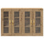 Væggeskabe 2 pcs Artisan Egetræ 69,5 x 34 x 90 cm