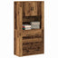 Highboard Gammelt træ 80 x 33 x 150 cm Konstrueret træ