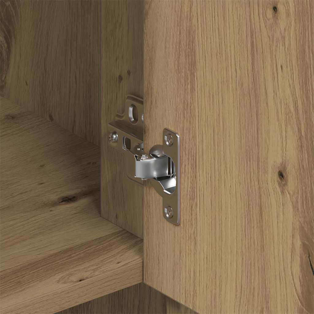 Highboard Artisan Egetræ 80 x 33 x 150 cm Konstrueret træ