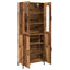 Highboard 2 pcs Gammelt træ 69,5 x 34 x 180 cm Konstrueret træ