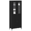 Highboard 2 pcs Sort eg 69,5 x 34 x 180 cm Konstrueret træ
