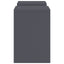 Planteholder 2 pcs Antracit 24 x 24 x 35 cm Stål