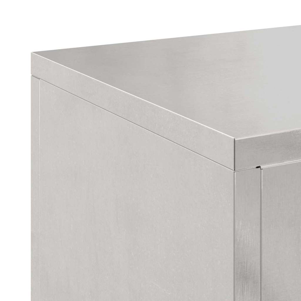 Planteholder 2 pcs Sølv 24 x 24 x 35 cm Rustfrit stål
