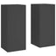 Planteholder 2 pcs Sort 24 x 24 x 55 cm Stål