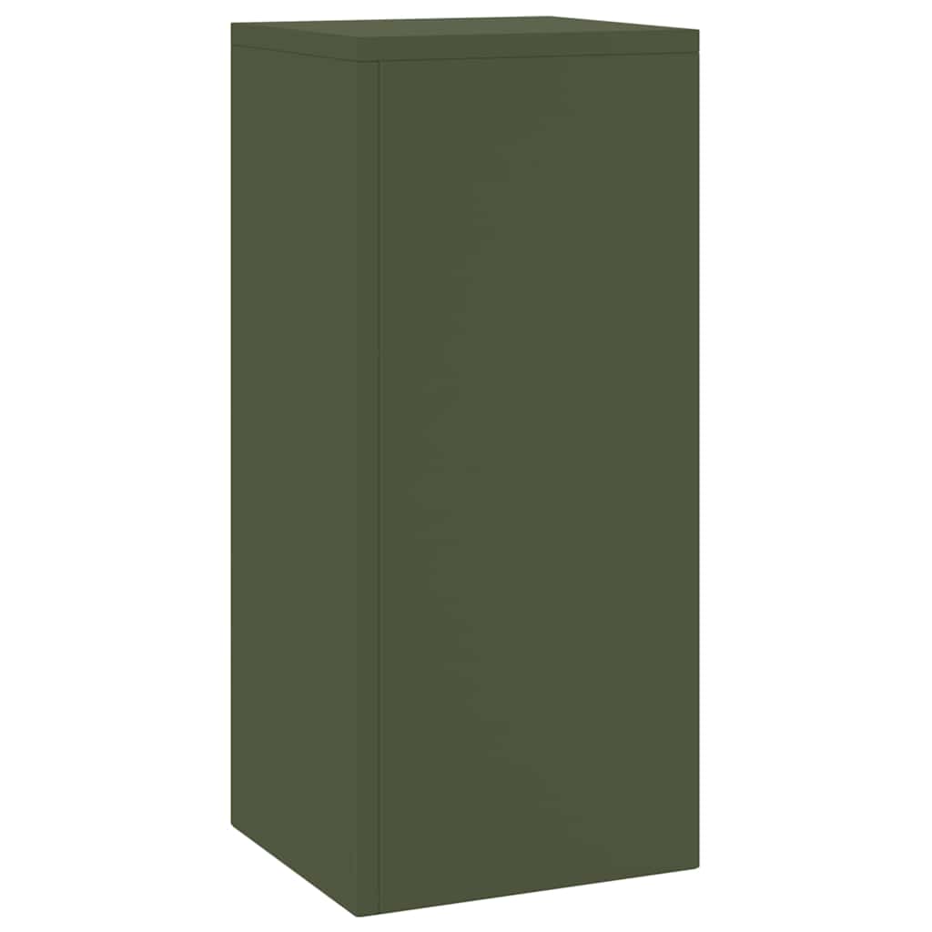 Planteholder 2 pcs Olivengrøn 24 x 24 x 55 cm Stål