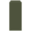 Planteholder 2 pcs Olivengrøn 24 x 24 x 55 cm Stål