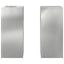 Planteholder 2 pcs Sølv 24 x 24 x 55 cm Galvaniseret stål