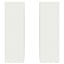 Planteholder 2 pcs Hvid 24 x 24 x 75 cm Stål