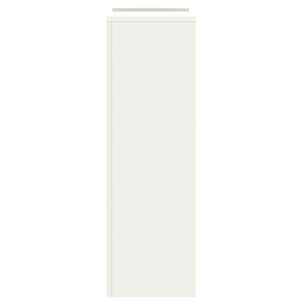 Planteholder 2 pcs Hvid 24 x 24 x 75 cm Stål