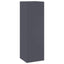 Planteholder 2 pcs Antracit 24 x 24 x 75 cm Stål