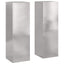 Planteholder 2 pcs Sølv 24 x 24 x 75 cm Rustfrit stål