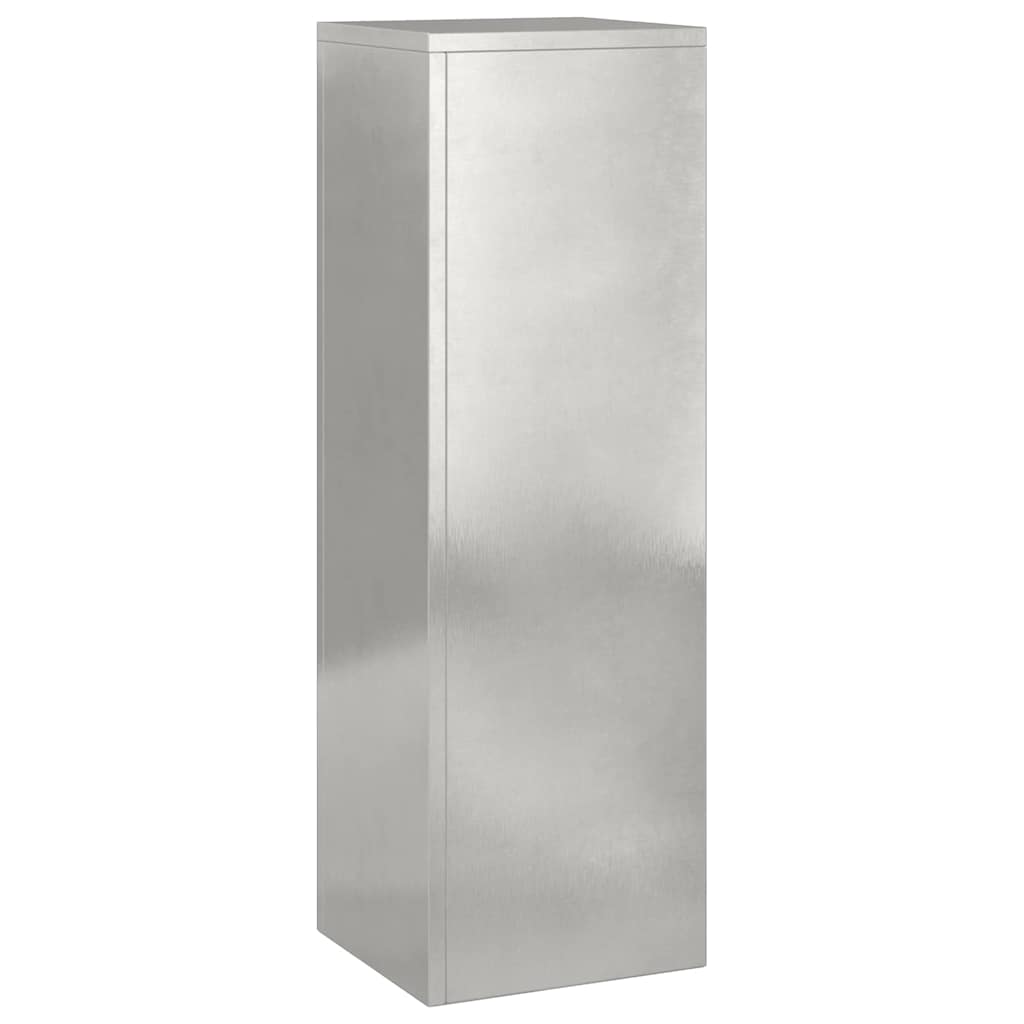 Planteholder 2 pcs Sølv 24 x 24 x 75 cm Rustfrit stål