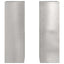 Planteholder 2 pcs Sølv 24 x 24 x 75 cm Rustfrit stål